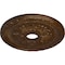 Ekena Millwork Palmetto Ceiling Medallion (Canopies up to 5"), 20 7/8"OD x 3 5/8"ID x 1 5/8"P, Root Beer Crackle CM20PMRBC - alternate 3
